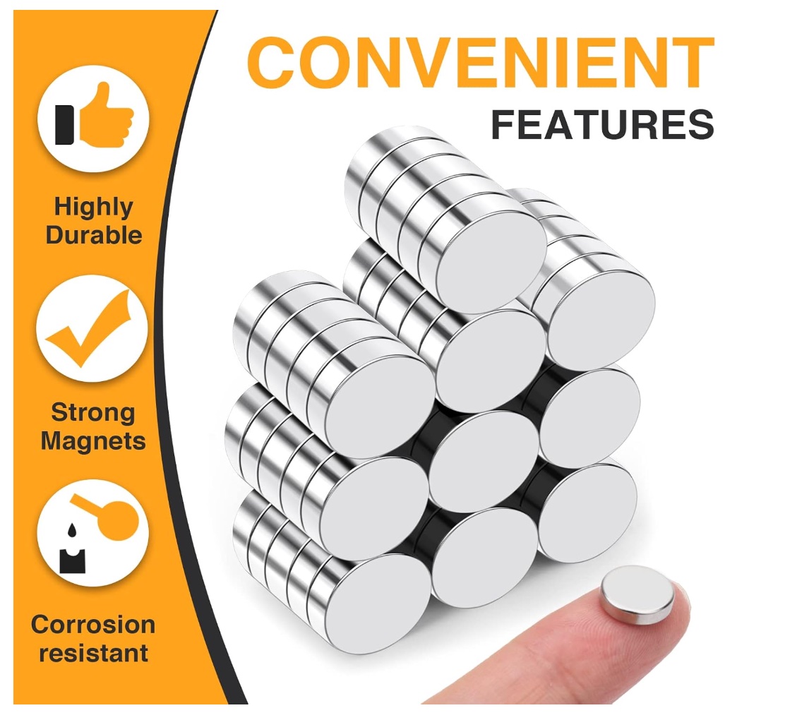 Accessories 50Pcs Magnets 5x2 5x3 6x2 6x3 8x3 10x2